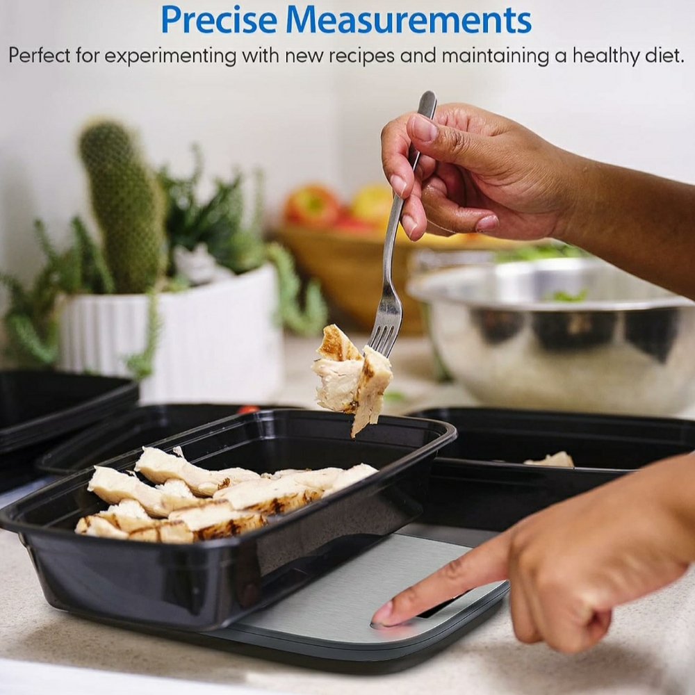Simple Silver Kitchen Tool Digital Scale - Picture 4 of 9